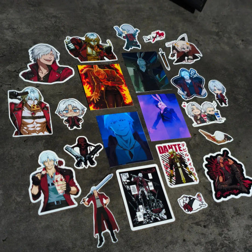پک استیکر انیمه devil may cry