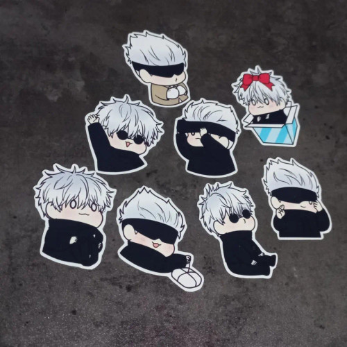 پک استیکر چیبی گوجو ساتورو از انیمه جوجوتسو کایزن jujutsu kaisen